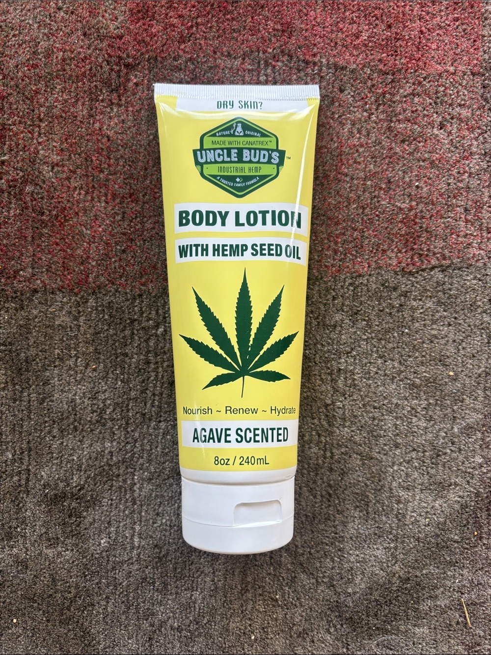 New - Uncle Bud's Body Lotion - Agave Scented - 8 oz.